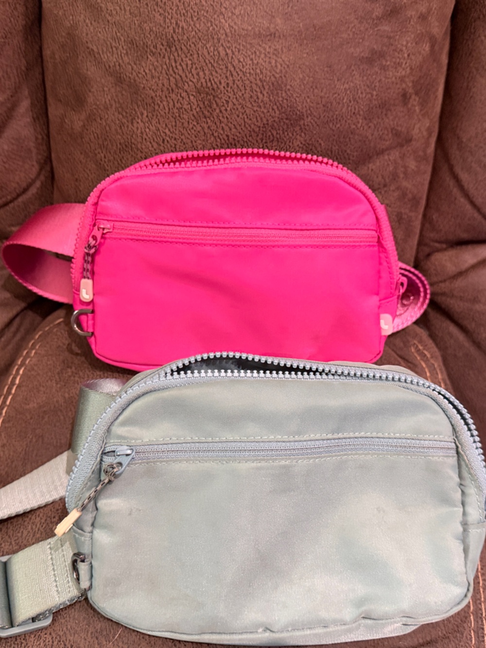 Lole Hot Pink & Sage Crossbody Duo